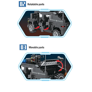 اسباب‌ بازی لگو پلیس و جیپ پلیس 431 قطعه KY67288_اسباب بازی لگو